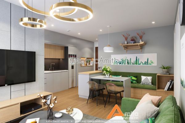 Thiết kế nội thất chung cư Park View đẹp hiện đại NT21039