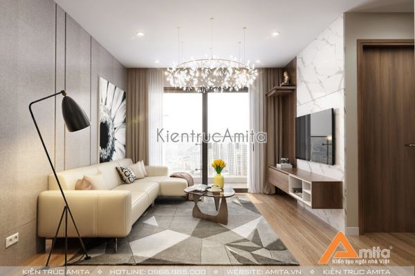 Mẫu nội thất chung cư Rivera Park sang trọng hiện đại NT21040