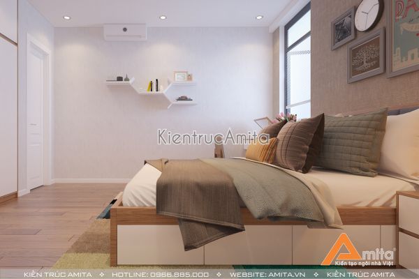 Thiết kế nội thất chung cư hiện đại đẹp sang trọng  NT21041