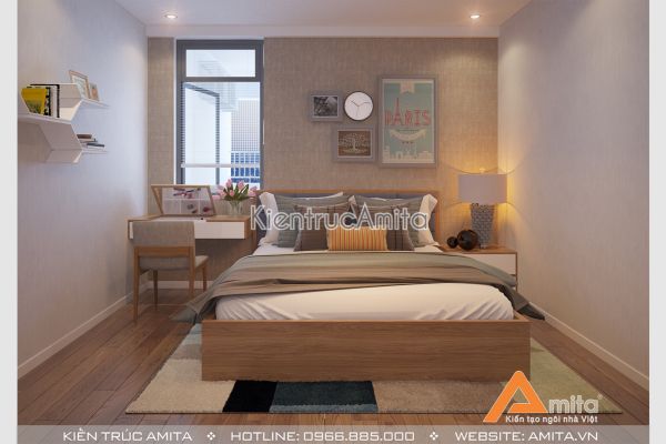 Thiết kế nội thất chung cư hiện đại đẹp sang trọng  NT21041