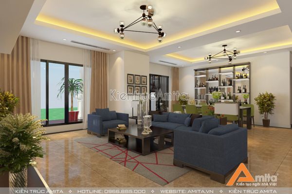 Mẫu nội thất chung cư Royal City hiện đại, đẹp mắt, ấn tượng NT21048