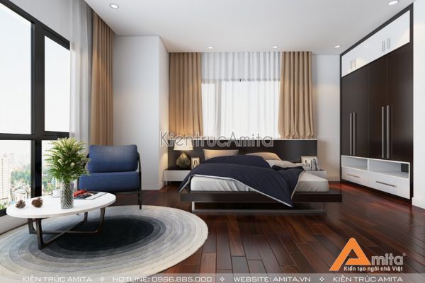 Mẫu nội thất chung cư Royal City hiện đại, đẹp mắt, ấn tượng NT21048