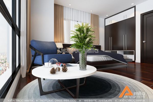 Mẫu nội thất chung cư Royal City hiện đại, đẹp mắt, ấn tượng NT21048