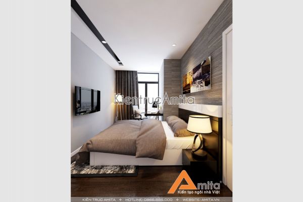 Thiết kế nội thất chung cư Homeland tinh tế sang trọng NT21051