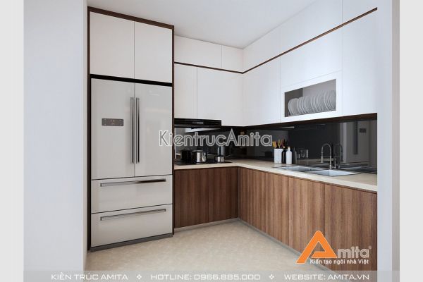 Thiết kế nội thất chung cư Homeland tinh tế sang trọng NT21051