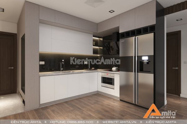 Mẫu thiết kế nội thất chung cư 3 phòng ngủ NT21054