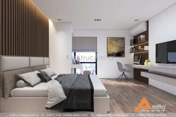 Mẫu thiết kế nội thất chung cư 3 phòng ngủ NT21054