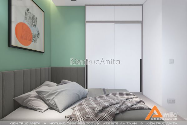 Mẫu thiết kế nội thất chung cư 3 phòng ngủ NT21054