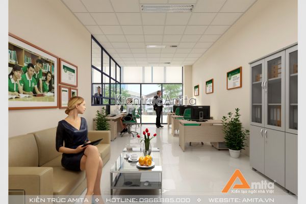 Nội thất văn phòng Đại học y tế công cộng phong cách hiện đại NT31044