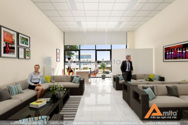 Nội thất văn phòng Đại học y tế công cộng phong cách hiện đại NT31044