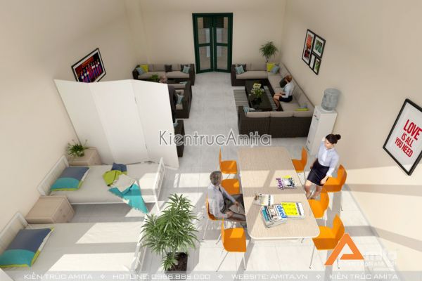 Nội thất văn phòng Đại học y tế công cộng phong cách hiện đại NT31044