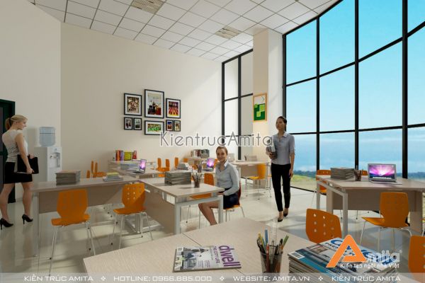 Nội thất văn phòng Đại học y tế công cộng phong cách hiện đại NT31044