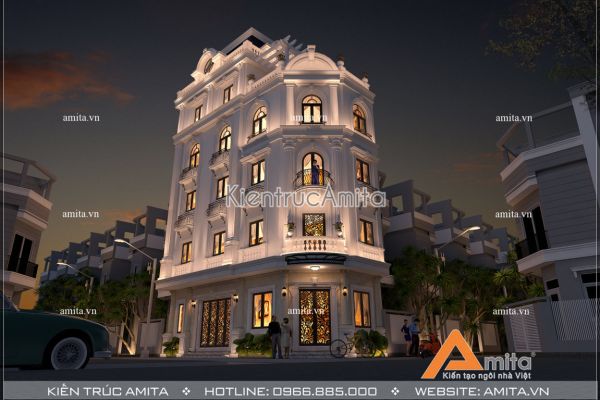 Đắm chìm trong vẻ đẹp của thiết kế nhà ống kiến trúc Pháp