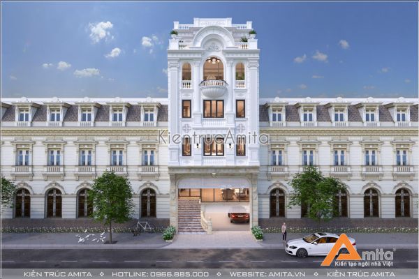 Đắm chìm trong vẻ đẹp của thiết kế nhà ống kiến trúc Pháp