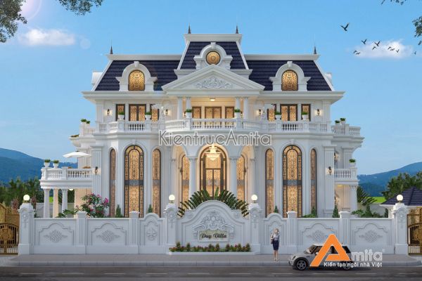 Mẫu lâu đài dinh thự tân cổ điển đẹp mê mẩn khiến ai cũng muốn sở hữu