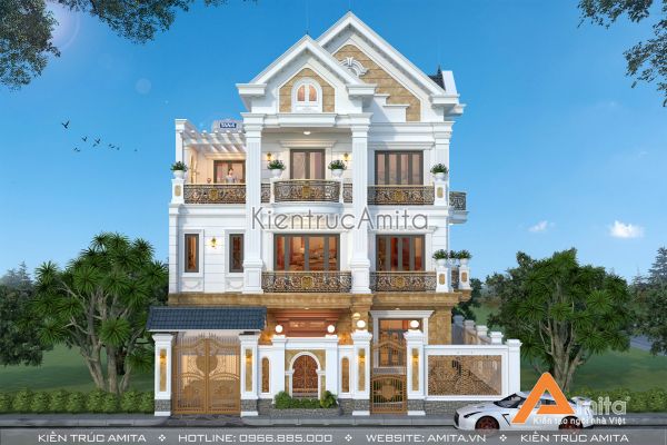 Chia sẻ những mẫu thiết kế biệt thự 10x10m đẹp và thu hút nhất hiện nay