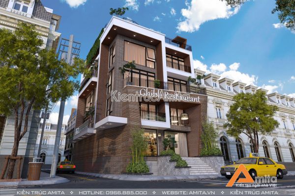 Mẫu thiết kế nhà hàng độc đáo (CĐT: bà Mai Anh - Hồ Chí Minh) KT51148