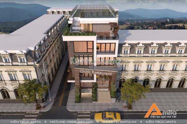 Mẫu thiết kế nhà hàng độc đáo (CĐT: bà Mai Anh - Hồ Chí Minh) KT51148