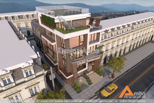 Mẫu thiết kế nhà hàng độc đáo (CĐT: bà Mai Anh - Hồ Chí Minh) KT51148