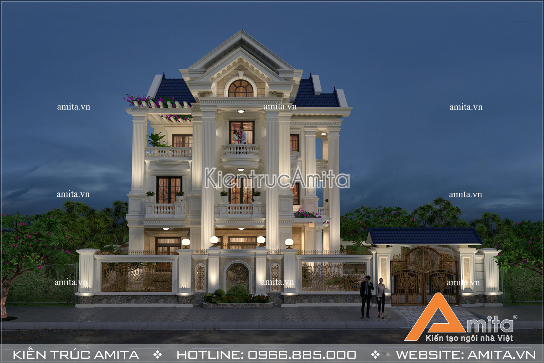 Biệt thự 3 tầng