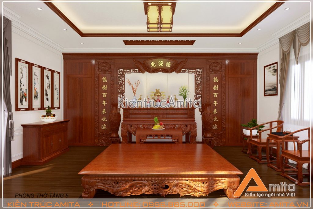 Cách đặt bàn thờ nhà ống theo phong thủy