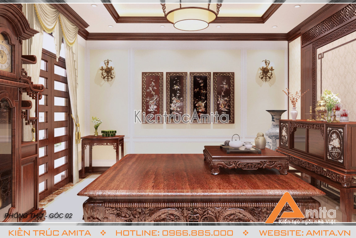 Cách đặt bàn thờ nhà ống theo phong thủy