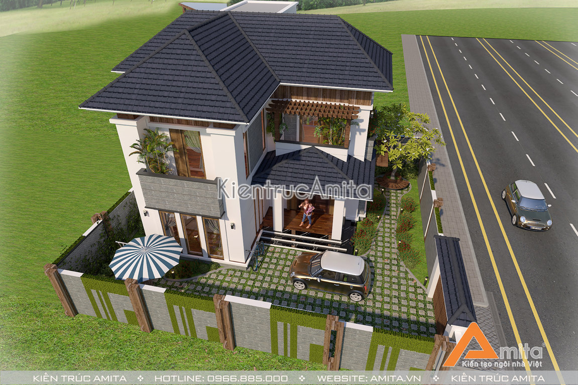 biệt thự 2 tầng 1 tỷ