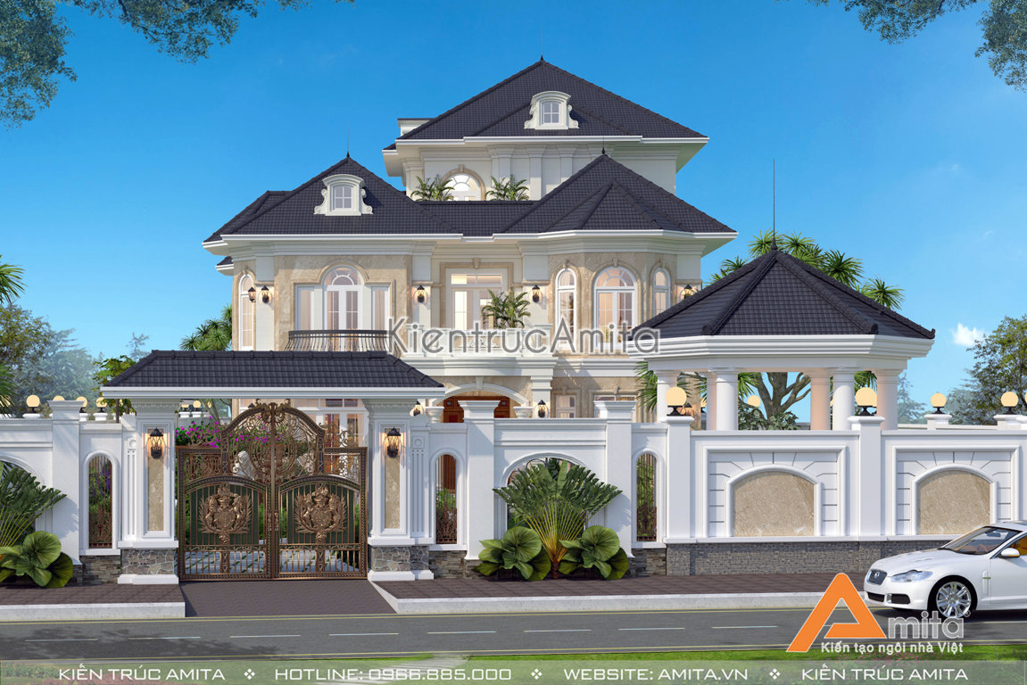 biệt thự 3 tầng 6 phòng ngủ