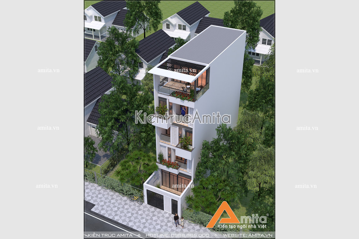 Nhà lô phố hiện đại