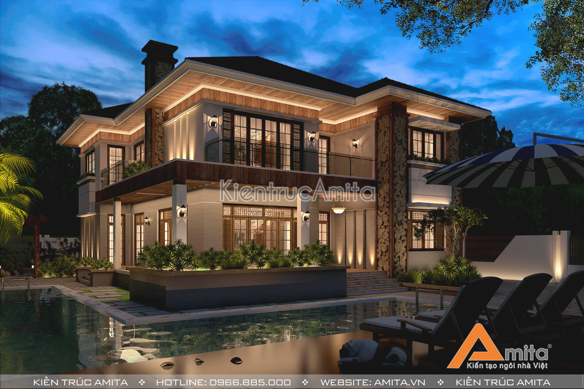 Biệt thự hiện đại có bể bơi