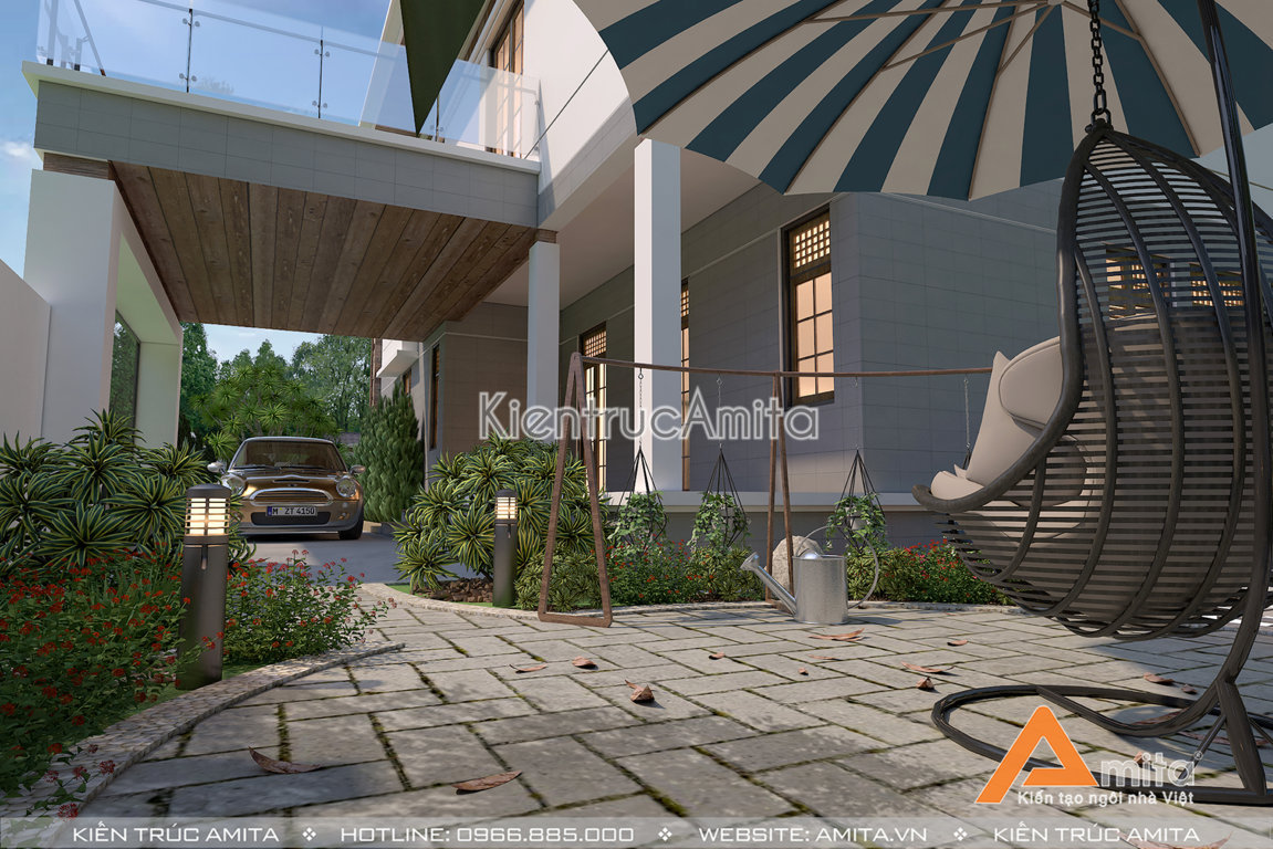 Biệt thự hiện đại có bể bơi