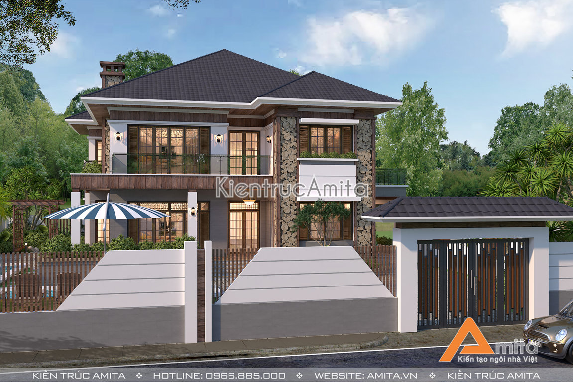 Biệt thự hiện đại có bể bơi