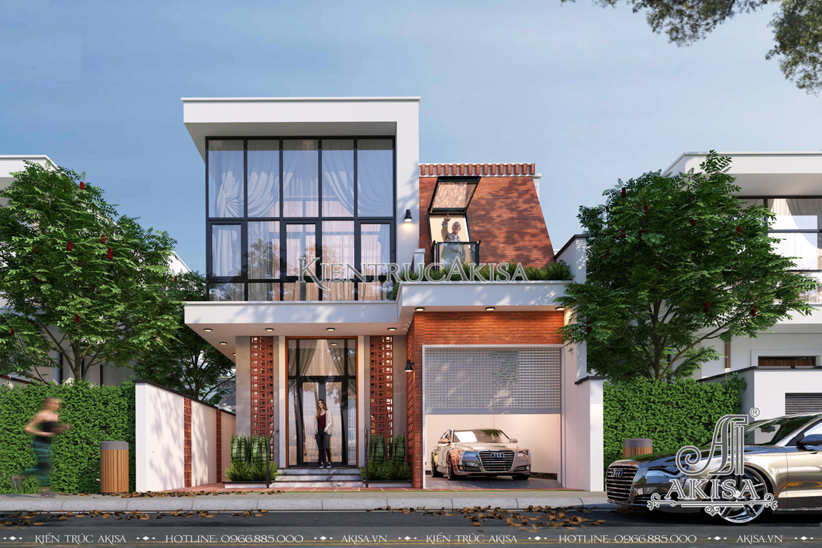 Biệt thự hiện đại 2 tầng