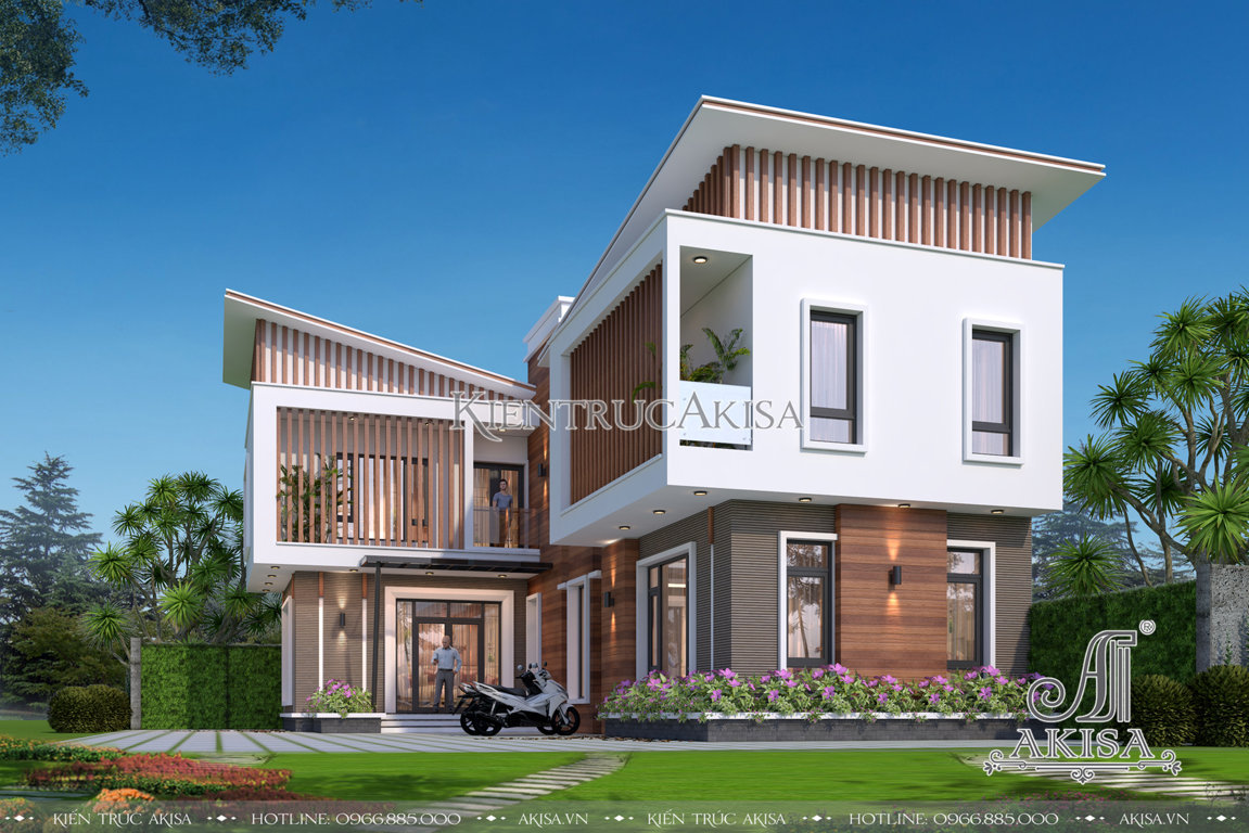 Biệt thự hiện đại 2 tầng