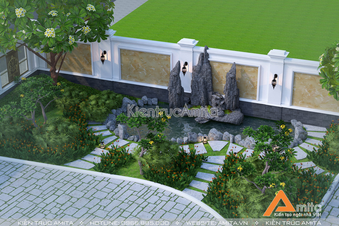 Biệt thự 2 tầng tân cổ điển