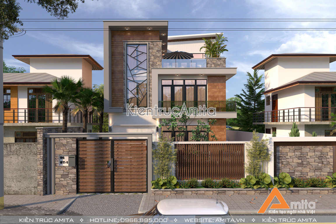 Thiết kế biệt thự 3 tầng