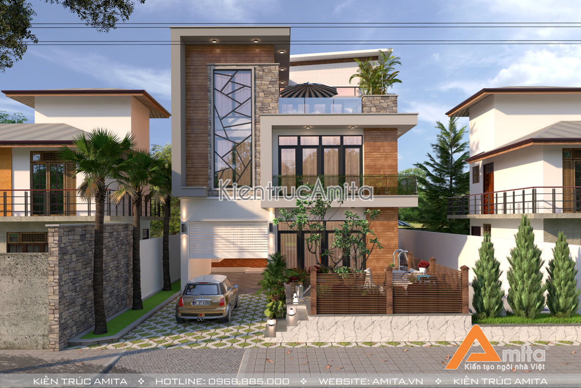 Thiết kế biệt thự 3 tầng