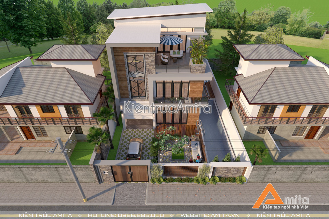 Thiết kế biệt thự 3 tầng