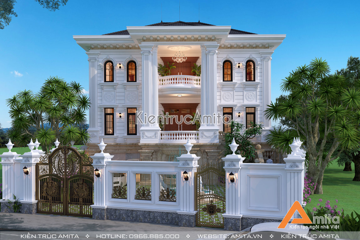 Thiết kế biệt thự 3 tầng đẹp