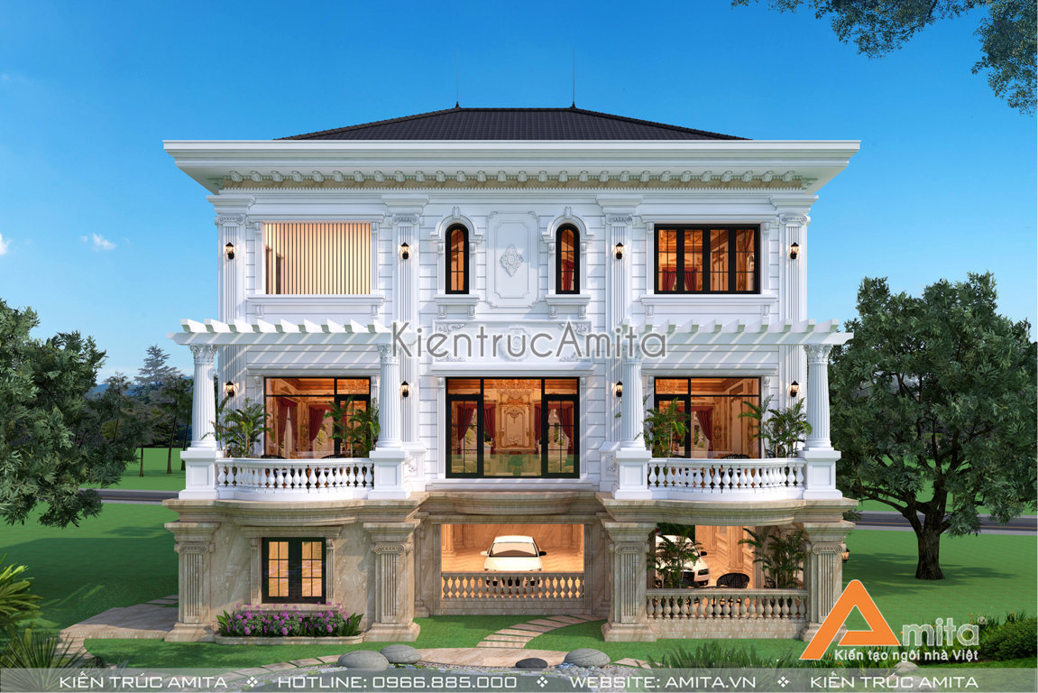 Thiết kế biệt thự 3 tầng đẹp