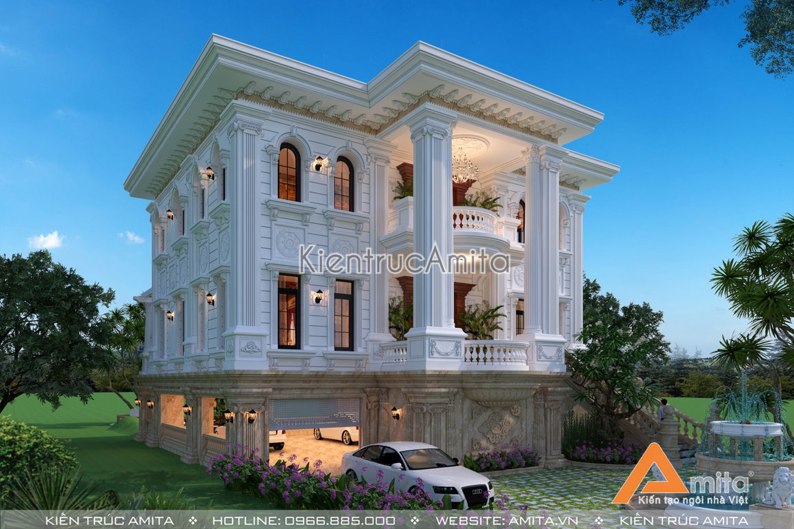 Thiết kế biệt thự 3 tầng đẹp