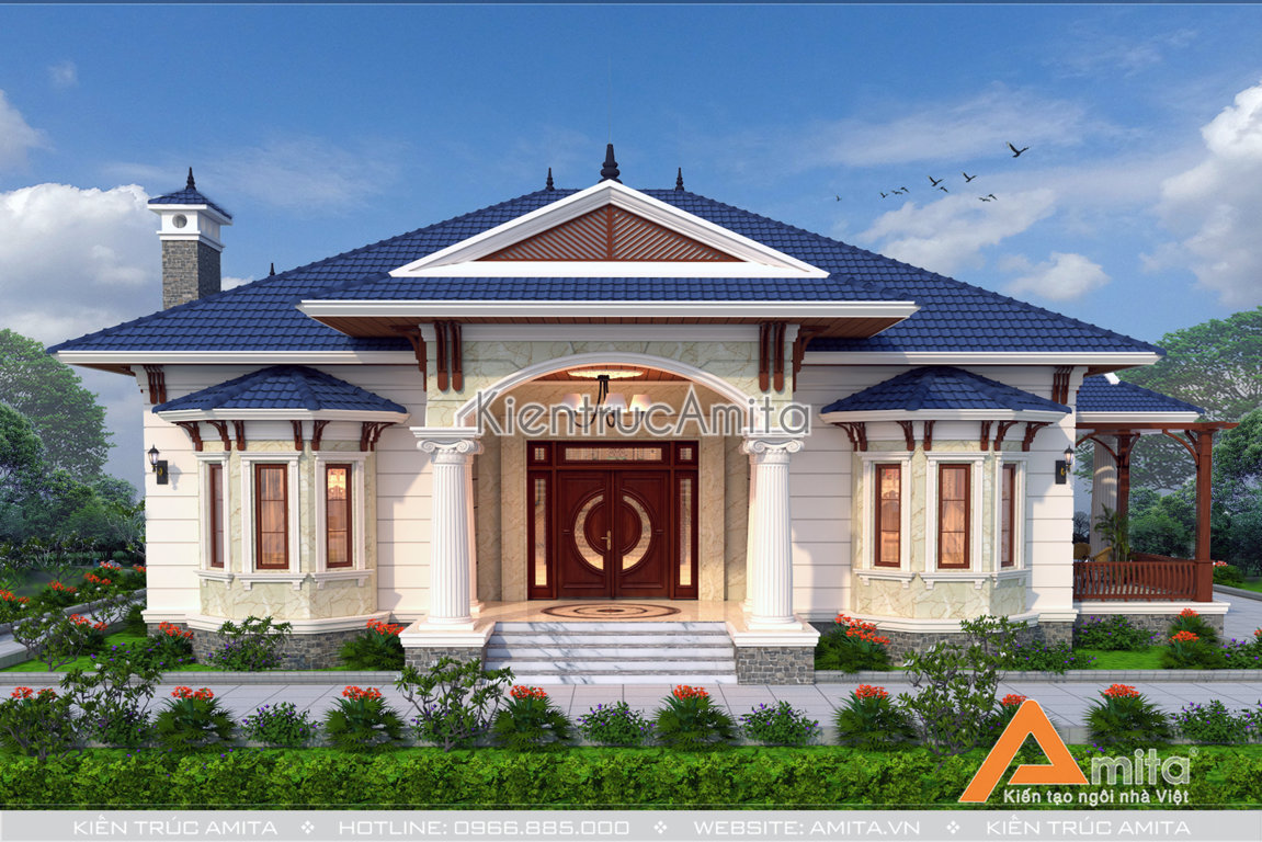 Mẫu biệt thự vườn 1 tầng