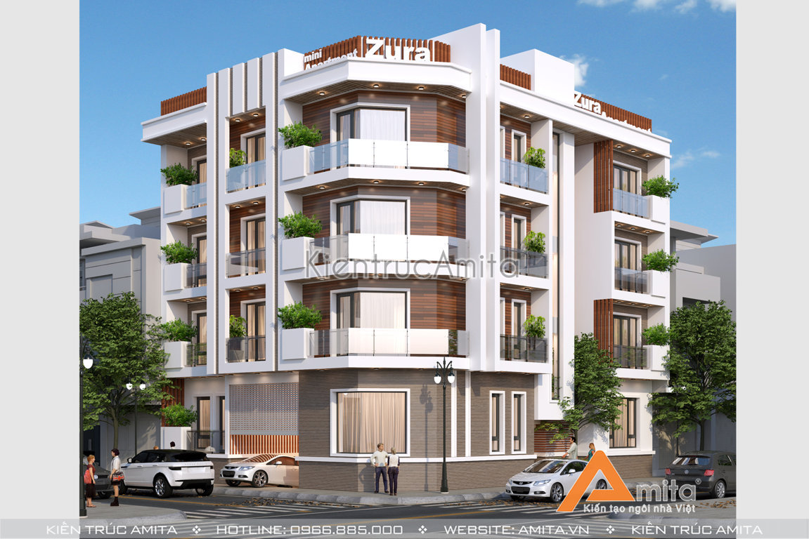 Thiết kế khách sạn mini hiện đại