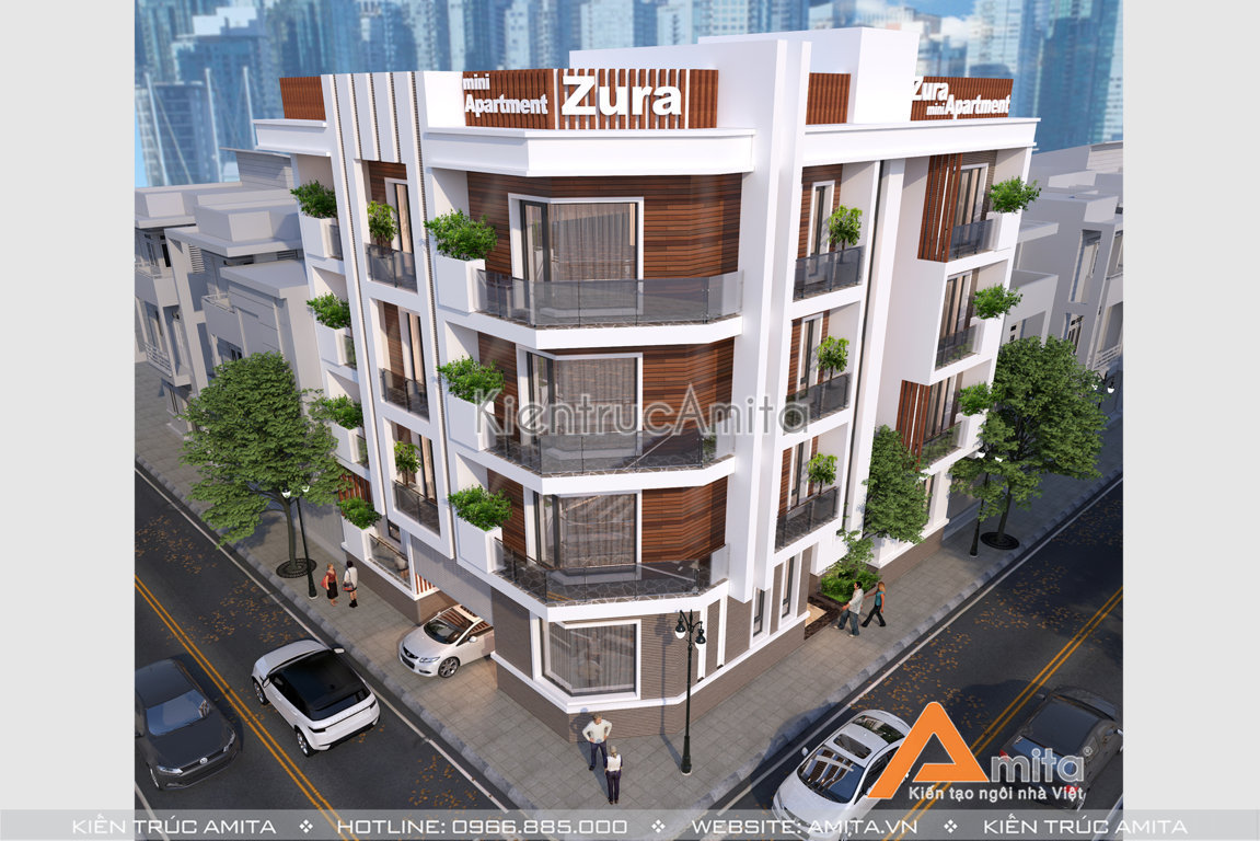 Thiết kế khách sạn mini hiện đại