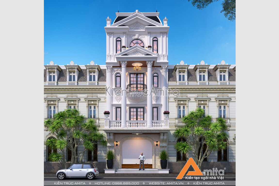 Mẫu nhà lô phố tân cổ điển đẹp