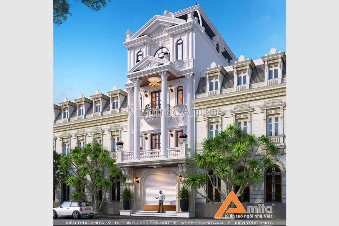 Mẫu nhà lô phố tân cổ điển đẹp