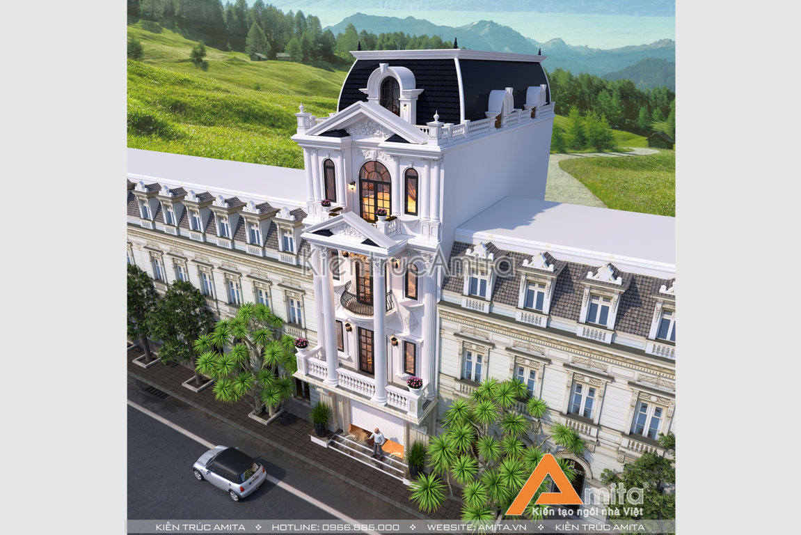 Mẫu nhà lô phố tân cổ điển đẹp