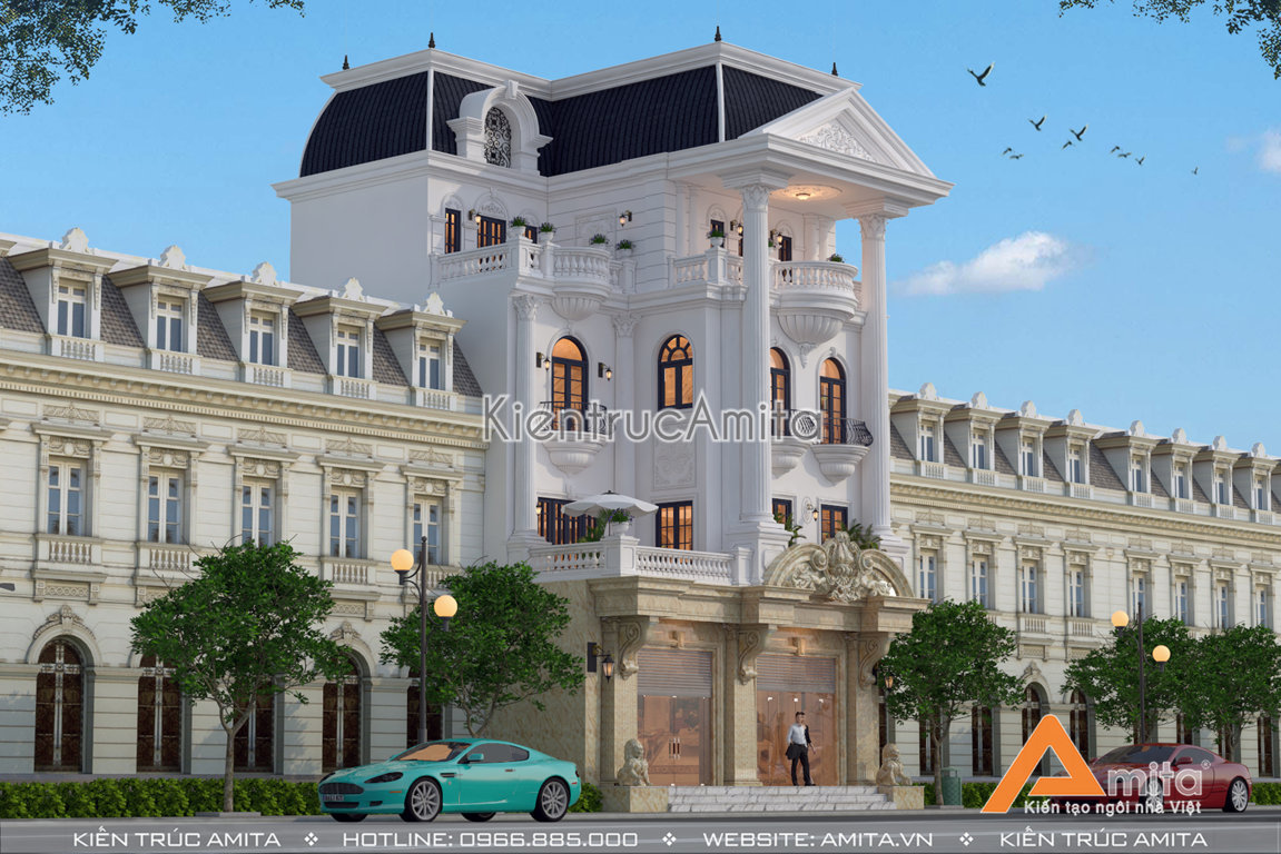 Mẫu nhà phố kiến trúc Pháp