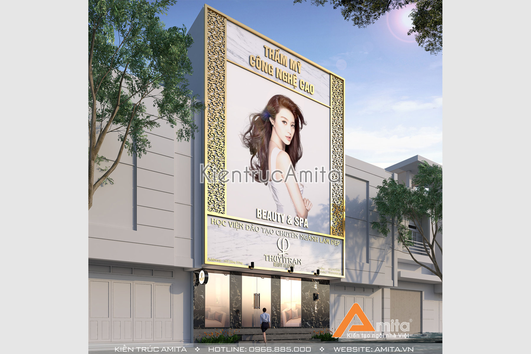 Thiết kế thẩm mỹ viện hiện đại 