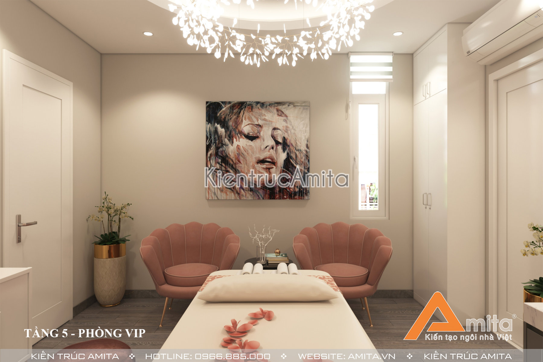 Thiết kế thẩm mỹ viện hiện đại 